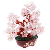 Maxbell Crystal Money Tree Ornament Chinese Myth Lucky Charm Craft Home Decoration D