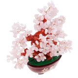 Maxbell Crystal Money Tree Ornament Chinese Myth Lucky Charm Craft Home Decoration D