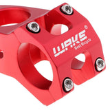 Maxbell Durable 31.8mm Hollowed Short Handlebar Short Bar Aluminium Bike Stems Red - Aladdin Shoppers