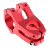 Maxbell Durable 31.8mm Hollowed Short Handlebar Short Bar Aluminium Bike Stems Red - Aladdin Shoppers