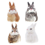 Maxbell Simulation Rabbit Toy for Home Decoration Kids Birthday Gifts Light Tan