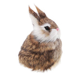 Maxbell Simulation Rabbit Toy for Home Decoration Kids Birthday Gifts Light Tan