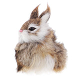 Maxbell Simulation Rabbit Toy for Home Decoration Kids Birthday Gifts Light Tan