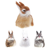 Maxbell Simulation Rabbit Toy for Home Decoration Kids Birthday Gifts Light Tan