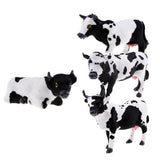 Maxbell Maxbell Simulation Cow Farm Zoo Animal Model Figurine Home Decor Kids Toy 30x9x20cm