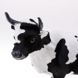 Maxbell Simulation Cow Farm Zoo Animal Model Figurine Home Decor Kids Toy 25x8x18cm