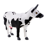 Maxbell Simulation Cow Farm Zoo Animal Model Figurine Home Decor Kids Toy 25x8x18cm
