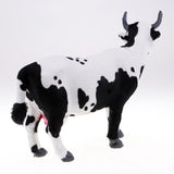 Maxbell Simulation Cow Farm Zoo Animal Model Figurine Home Decor Kids Toy 25x8x18cm