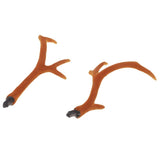 Maxbell Artificial Deer Horns Costume Hair Headband Headpiece Hoop DIY Accessories