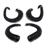 Maxbell 4x Artificial Ram Horns Costume Accessory for DIY Gothic Hair Headband Hoop