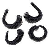 Maxbell 4x Artificial Ram Horns Costume Accessory for DIY Gothic Hair Headband Hoop