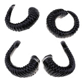 Maxbell 4x Artificial Ram Horns Costume Accessory for DIY Gothic Hair Headband Hoop