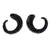 Maxbell 4x Artificial Ram Horns Costume Accessory for DIY Gothic Hair Headband Hoop