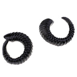 Maxbell 4x Artificial Ram Horns Costume Accessory for DIY Gothic Hair Headband Hoop