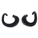 Maxbell 4x Artificial Ram Horns Costume Accessory for DIY Gothic Hair Headband Hoop