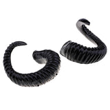 Maxbell 4x Artificial Ram Horns Costume Accessory for DIY Gothic Hair Headband Hoop