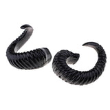 Maxbell 4x Artificial Ram Horns Costume Accessory for DIY Gothic Hair Headband Hoop
