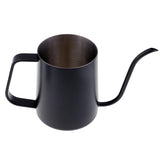 Maxbell 650ml Capacity Stainless Steel Gooseneck Drip Kettle Pot for Coffee & Tea Black