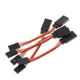 Maxbell 5pcs Male to Female Servo Extension Lead Cable 3 Pin Futaba JR Connector 50mm - Aladdin Shoppers