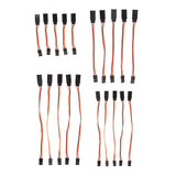 Maxbell 5pcs Male to Female Servo Extension Lead Cable 3 Pin Futaba JR Connector 50mm - Aladdin Shoppers