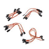 Maxbell 5pcs Male to Female Servo Extension Lead Cable 3 Pin Futaba JR Connector 50mm - Aladdin Shoppers