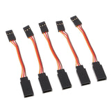 Maxbell 5pcs Male to Female Servo Extension Lead Cable 3 Pin Futaba JR Connector 50mm - Aladdin Shoppers