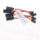 Maxbell 5pcs Male to Female Servo Extension Lead Cable 3 Pin Futaba JR Connector 50mm - Aladdin Shoppers