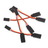 Maxbell 5pcs Male to Female Servo Extension Lead Cable 3 Pin Futaba JR Connector 50mm - Aladdin Shoppers