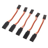 Maxbell 5pcs Male to Female Servo Extension Lead Cable 3 Pin Futaba JR Connector 50mm - Aladdin Shoppers