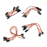 Maxbell 5pcs Male to Female Servo Extension Lead Cable 3 Pin Futaba JR Connector 50mm - Aladdin Shoppers