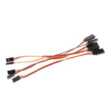 Maxbell 5pcs Male to Female Servo Extension Lead Cable 3 Pin Futaba JR Connector 150mm - Aladdin Shoppers