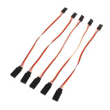 Maxbell 5pcs Male to Female Servo Extension Lead Cable 3 Pin Futaba JR Connector 150mm - Aladdin Shoppers