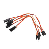 Maxbell 5pcs Male to Female Servo Extension Lead Cable 3 Pin Futaba JR Connector 150mm - Aladdin Shoppers