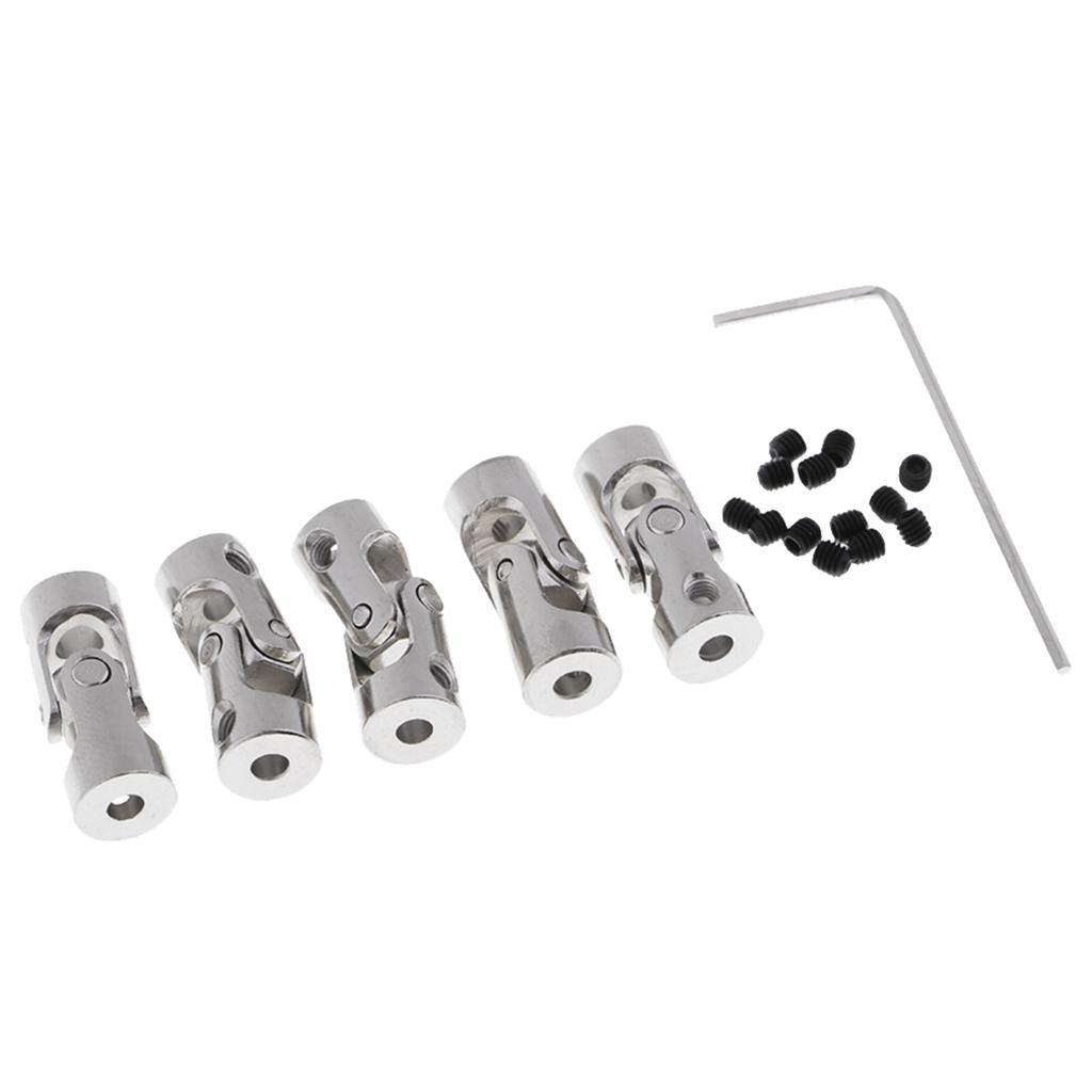 Maxbell Maxbell Metal Cardan Joint Gimbal Couplings Universal Joint for RC Car 3.17x3.17mm