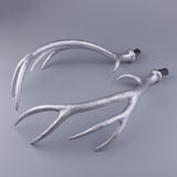 Maxbell A Pair Simulation Headwear Deer Antlers Silver for Christmas 50cm