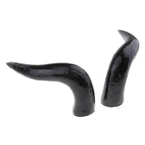 Maxbell Artificial OX Horn Halloween Costume Accessory Gothic Hair Headband 20cm