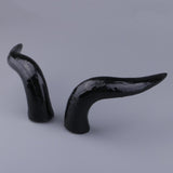 Maxbell Artificial OX Horn Halloween Costume Accessory Gothic Hair Headband 20cm