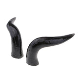 Maxbell Artificial OX Horn Halloween Costume Accessory Gothic Hair Headband 20cm