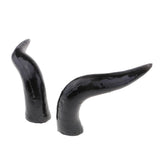 Maxbell Artificial OX Horn Halloween Costume Accessory Gothic Hair Headband 20cm