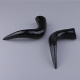 Maxbell Artificial OX Horn Halloween Costume Accessory Gothic Hair Headband 20cm