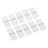 Maxbell 10pcs Plastic Pinned Hinges for RC Aircraft Hobby Model Plane Spare Parts S - Aladdin Shoppers