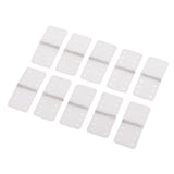 Maxbell 10pcs Plastic Pinned Hinges for RC Aircraft Hobby Model Plane Spare Parts S - Aladdin Shoppers