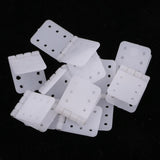 Maxbell 10pcs Plastic Pinned Hinges for RC Aircraft Hobby Model Plane Spare Parts S - Aladdin Shoppers