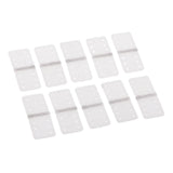 Maxbell 10pcs Plastic Pinned Hinges for RC Aircraft Hobby Model Plane Spare Parts S - Aladdin Shoppers