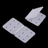 Maxbell 10pcs Plastic Pinned Hinges for RC Aircraft Hobby Model Plane Spare Parts L - Aladdin Shoppers