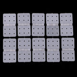 Maxbell 10pcs Plastic Pinned Hinges for RC Aircraft Hobby Model Plane Spare Parts L - Aladdin Shoppers