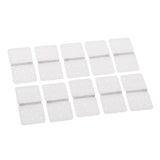 Maxbell 10pcs Plastic Pinned Hinges for RC Aircraft Hobby Model Plane Spare Parts L - Aladdin Shoppers