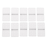 Maxbell 10pcs Plastic Pinned Hinges for RC Aircraft Hobby Model Plane Spare Parts L - Aladdin Shoppers