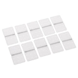 Maxbell 10pcs Plastic Pinned Hinges for RC Aircraft Hobby Model Plane Spare Parts L - Aladdin Shoppers