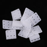 Maxbell 10pcs Plastic Pinned Hinges for RC Aircraft Hobby Model Plane Spare Parts M - Aladdin Shoppers